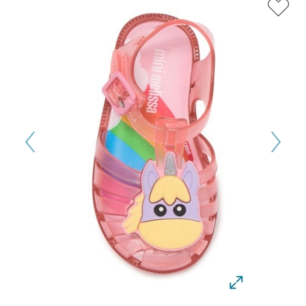 NWT Mini Melissa Possession Unicorn sandals
